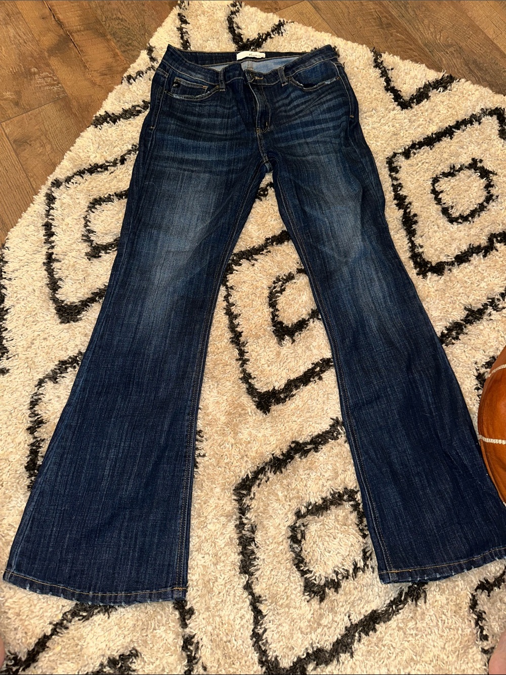 KanCan stretch Dark Wash Women's Bootcut Jeans - Blue